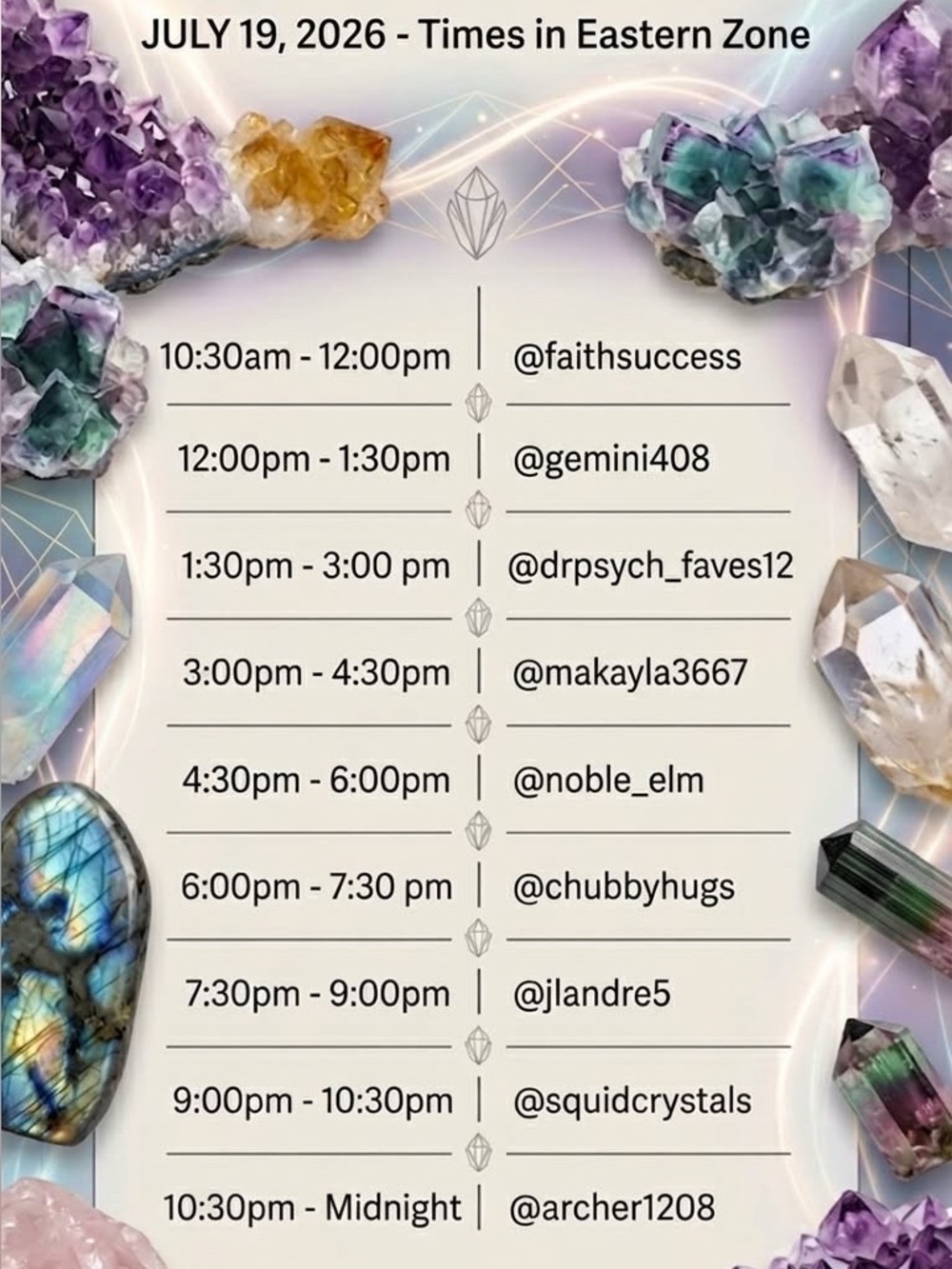 Sun July 19 - Crystals All Day Raid Train - Picture 2 of 2